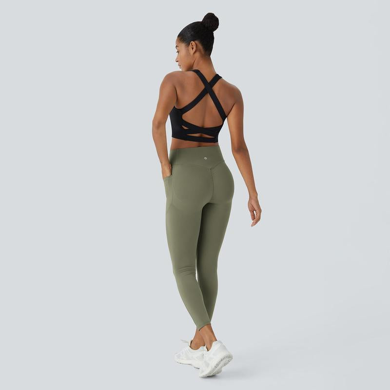 LuxBody Women's SoCinched High Waisted Scrunch Butt, Tummy Lifting UltraSculpt Leggings